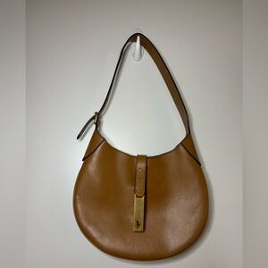 Ralph Lauren Polo ID Bag Tan Leather